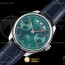 AZ공장 IWC 포르투기저 애뉴얼캘린더 스틸 그린다이얼 가죽스트랩 Portugieser Annual Cal SS/LE Grn/RG AZF A52850