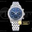 GF공장 브라이틀링 내비타이머 블루다이얼 브레이슬릿 Navitimer B01 Chronograph SS/SS Blue/Blk GF A7750 Mod