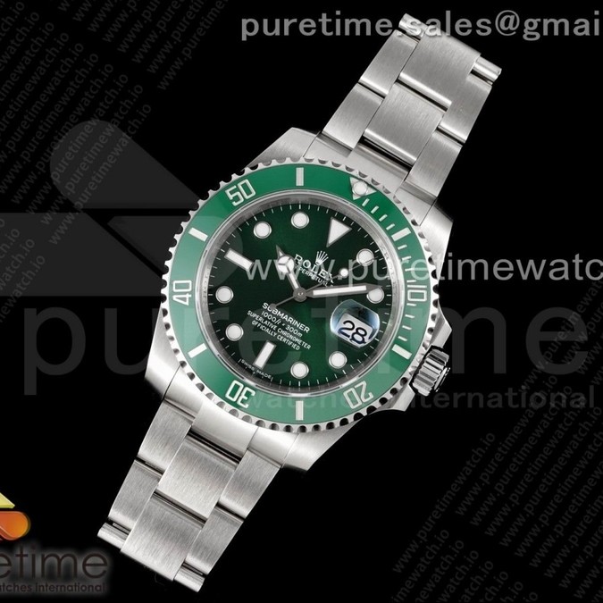 VR공장 V3 롤렉스 서브마리너 40 그린 Submariner 116610 LV Green Ceramic VRF 904L 1:1 Best Edition on SS Bracelet VR3135 V3