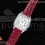 K11공장 까르띠에 팬더 레이디즈 27 스틸 화이트다이얼 다이어베젤 레드악어스트랩 Panthère Secrete Ladies 27mm SS White Dial Diamonds Bezel on Red Croco Strap Ronda Quartz