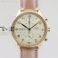ZF공장 IWC 포르투기저 크로노그래프 PORTUGUESE IW3714 RG CASE DIAMOND WHITE DIAL RG NUMERAL ON PINK LEATHER STRAP A79350 (SLIM MOVEMENT)