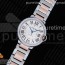 V9공장 까르띠에 발롱블루 36 로즈골드 콤비 포금 화이트다이얼 브레이슬릿 Ballon Bleu 36mm SS/RG Thick Wrapped Gold White Dial on SS/RG Bracelet Cal.076