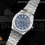 APS공장 오데마피게 로얄오크 15400 스틸 블루다이얼 브레이슬릿 Royal Oak 41mm 15400 SS APSF 1:1 Best Edition Blue Textured Dial on SS Bracelet A3120 Super Clone