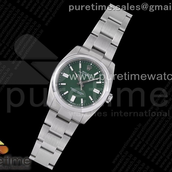 KR공장 오이스터 36미리 그린다이얼 2824 Oyster Perpetual 126000 36mm KRF 1:1 Best Edition 904L Steel Green Dial A2824
