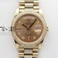 BP공장 롤렉스 데이데이트 36미리 로골 로골다이얼 2836 Day-Date 36 128235 RG/Crystal BP Best Edition RG Crystal Marker Dial on RG President Bracelet A2836