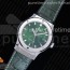 JJ공장 위블로 클래식퓨전 티타늄 그린다이얼 그린가죽스트랩Classic Fusion 42mm Titanium Green Dial on Green Gummy Strap A2892