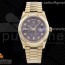 EW공장 데이데이트 36 옐로우골드 금통 그레이다이얼 브레이슬릿 Day-Date 36 YG 128238 Gray Dial Diamonds Markers on President Bracelet A2836