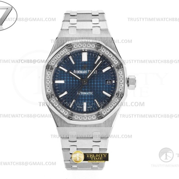 B7공장 오데마피게 로얄오크 15551 스틸 블루다이얼 브레이슬릿 Royal Oak 37mm 15551 Dia SS/SS Blue B7F MY9015
