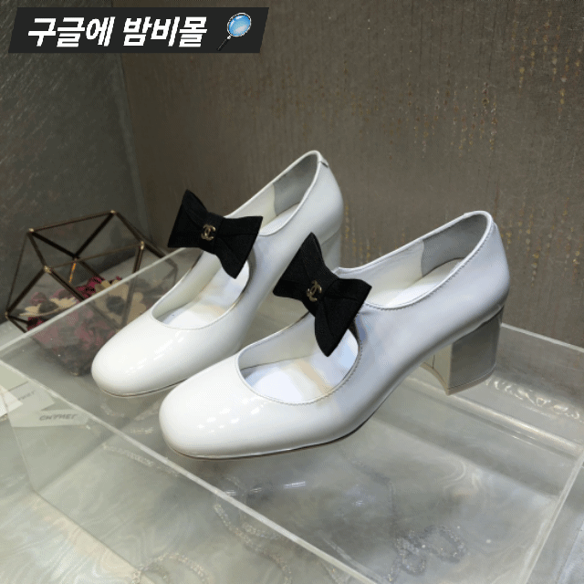 샤넬 빅리본 메리제인 펌프스 힐 구두