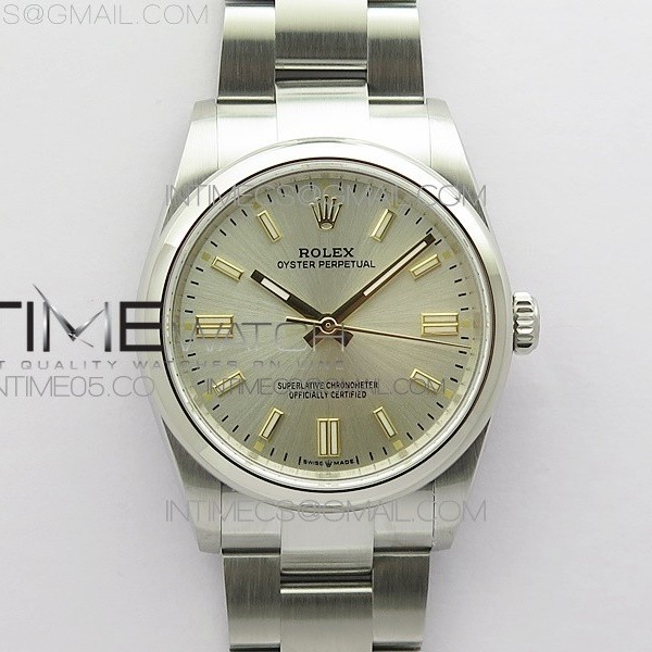 BP공장 롤렉스 오이스터퍼페츄얼 36미리 실버다이얼 2813 Oyster Perpetual 36mm 126000 BP Best Edition Silver Dial on SS Bracelet
