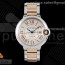 AF공장 까르띠에 발롱블루 42 로즈골드 콤비 화이트다이얼 2824 Ballon Bleu 42mm SS/RG AF 1:1 Best Edition White Textured Dial on SS/RG Bracelet A2824