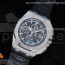 JF공장 오데마피게 로얄오크오프쇼어 크로노그래프44 블랙/블루다이얼 가죽스트랩 Royal Oak Offshore 44mm 26412PT SS Black/Blue Dial on Black Leather Strap A3126