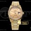 EW공장 롤렉스 데이데이트 36 옐로우골드 금통 샴페인다이얼 3255 DayDate 36mm Dia Pres YG/YG Gold Stk EWF A3255 Mod