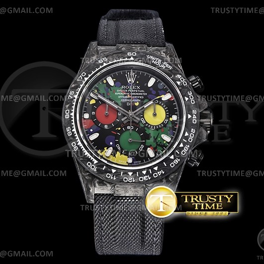 OM공장 데이토나 포지드카본 나일론스트랩 Daytona DIW Carbon Motley FC/NY MC OMF A7750
