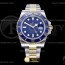 CLEAN공장 롤렉스 서브마리너 청콤 116613LB 3135무브먼트 클린공장 CleanFactory Rolex Submariner Two Tone Blue Dial 116613LB 클린