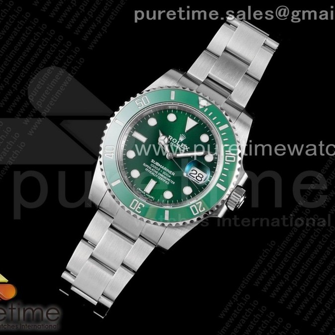 V6공장 롤렉스 서브마리너 40 그린 Submariner 116610 LV Green Ceramic 904L Steel V6F 1:1 Best Edition A2824