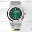 BF공장 오데마피게 로얄오크 점보 15202 스틸 그린다이얼 브레이슬릿 오토메틱 Royal Oak Jumbo 15202 SS/SS Green BF A2121