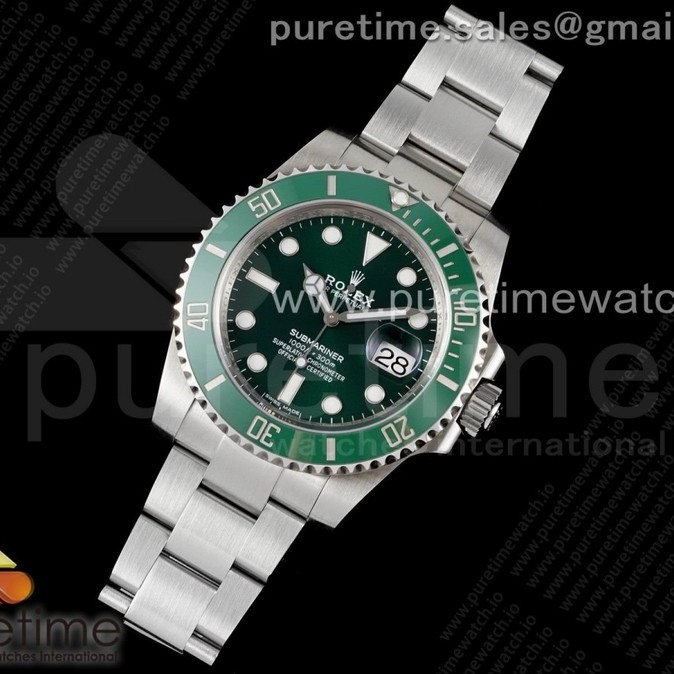 ZR공장 롤렉스 서브마리너 40 그린 3135 Submariner 116610 LV Green Ceramic ZRF 1:1 Best Edition on SS Bracelet VR3135
