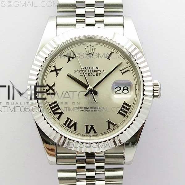 BP공장 롤렉스 데이저스트 41 실버다이얼 브레이슬릿3235 DateJust 41 126334 SS New Version Silver Roman Markers Dial on Jubilee Bracelet