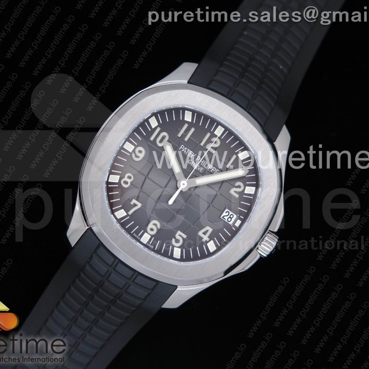 KM공장 파텍필립 아쿠아넛 5167 스틸 그레이다이얼 블랙러버스트랩 Aquanaut 5167 SS Gray Dial on Black Rubber Strap A324 Clone