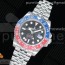 GM공장 롤렉스 GMT마스터2 블루앤레드 블랙다이얼 쥬빌레 GMT Master II 126710 BLRO Real Ceramic 904L SS on Bracelet A3186 (Correct Hand Stack)