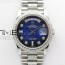 BP공장 롤렉스 데이데이트 36미리 블루다이얼 2836 Day-Date 36 128239 SS/Crystal BP Best Edition Blue Crystal Markers Dial on SS President Bracelet A2836