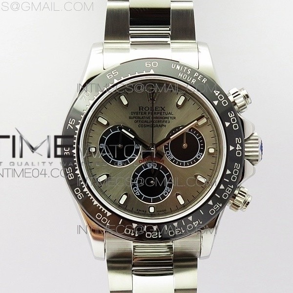 JH공장 세라토나 그레이다이얼 브레이슬릿 DAYTONA 116519LN GRAY DIAL CERAMIC BEZEL ON SS BRACELET A4130