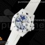 5G공장 롤렉스 커스텀 서브마리너 40 풀세라믹 바다페인팅다이얼 러버스트랩 Submariner 40mm White Ceramic 5GF Best Edition Sea Painting Dial on White Rubber Strap SA3135