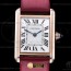 F1공장 까르띠에 탱크 머스트 스몰 로즈골드금통 핑크스트랩 Cartier Tank Must Small RG/LE Wht F1F Sw Qtz