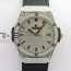 WW공장 45미리 클레식퓨전 올다이어 거미스트랩 Classic Fusion Automatic SS/Diamonds Case WWF Best Edition Diamonds Paved Dial on Black Gummy Strap HB1112 MORE DETAILS