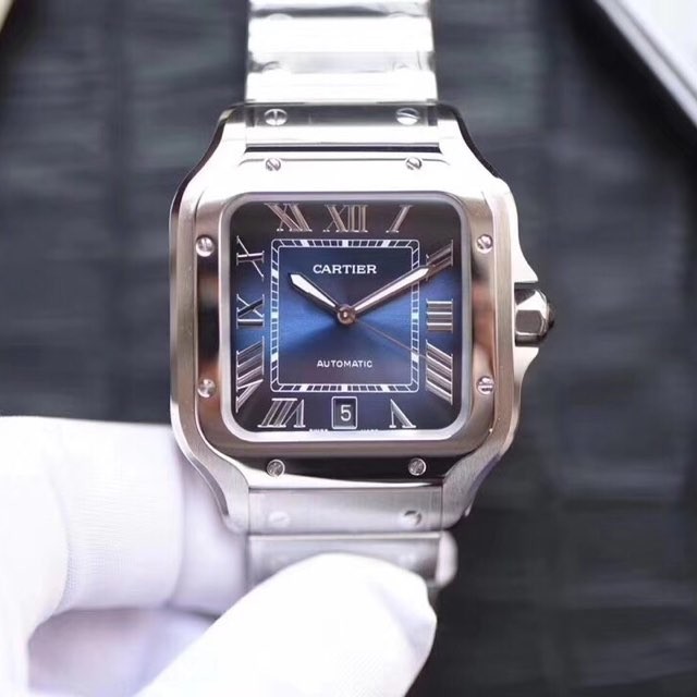 V6공장 산토스 40MM 블루다이얼 스마트링크브레이슬릿