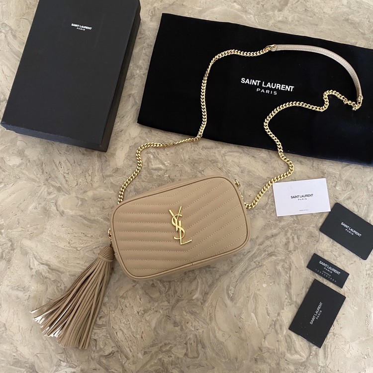 생로랑 YSL 루 메탈체인 카메라백