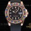 DJ공장 롤렉스 요트마스터 에버로즈골드 레인보우 바게트베젤 Yacht master 116695 SATS DJF 1:1 RG RU A2836(FREE EXTRA RB STRAP)