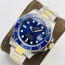 Clean공장 롤렉스 서브마리너 41 옐로우골드 콤비 브레이슬릿 클린공장 Submariner 116618LB YG/YG Blue Clean VS3235