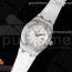 TW공장 오데마피게 로얄오크오프쇼어 레이디 37 스틸 다이아몬드베젤 화이트다이얼 가죽스트랩 Royal Oak Offshore Ladies 37mm SS TWF Best Edition White Dial Diamonds Bezel on White Leather Strap ETA Quartz