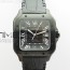 V6공장 산토스 라지 DLC 블랙다이얼 가죽스트랩 Santos-100 DLC V6F 1:1 Best Edition Black dial on Black Leather Strap Miyota 9015