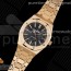 APS공장 오데마피게 로얄오크 15400 로즈골드금통 블랙다이얼 브레이슬릿 Royal Oak 41mm 15400 RG APSF 1:1 Best Edition Black Textured Dial on RG Bracelet SA3120 Super Clone V3