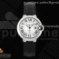 3K공장 까르띠에 발롱블루 33 오토메틱 스틸 화이트다이얼 가죽스트랩 Ballon Bleu 33mm SS 3KF 1:1 Best Edition White Dial on Black Leather Strap A076