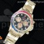 JH공장 롤렉스 데이토나 옐로우골드 금통 레인보우 바게트베젤 블랙다이얼 Daytona 116589RBOW YG Rainbow Crystal Black Dial on YG Bracelet A4130