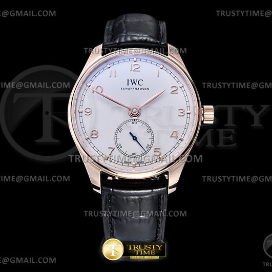 YL공장 포르투기저 로골 화이트다이얼 가죽스트랩 Portugieser RG/LE White/RG Num YLF A82200