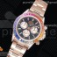 OM공장 롤렉스 데이토나 로즈골드 금통 레인보우 바게트베젤 블랙다이얼 Daytona 116595RBOW RG Rainbow Crystal Black Dial on RG Bracelet A4130