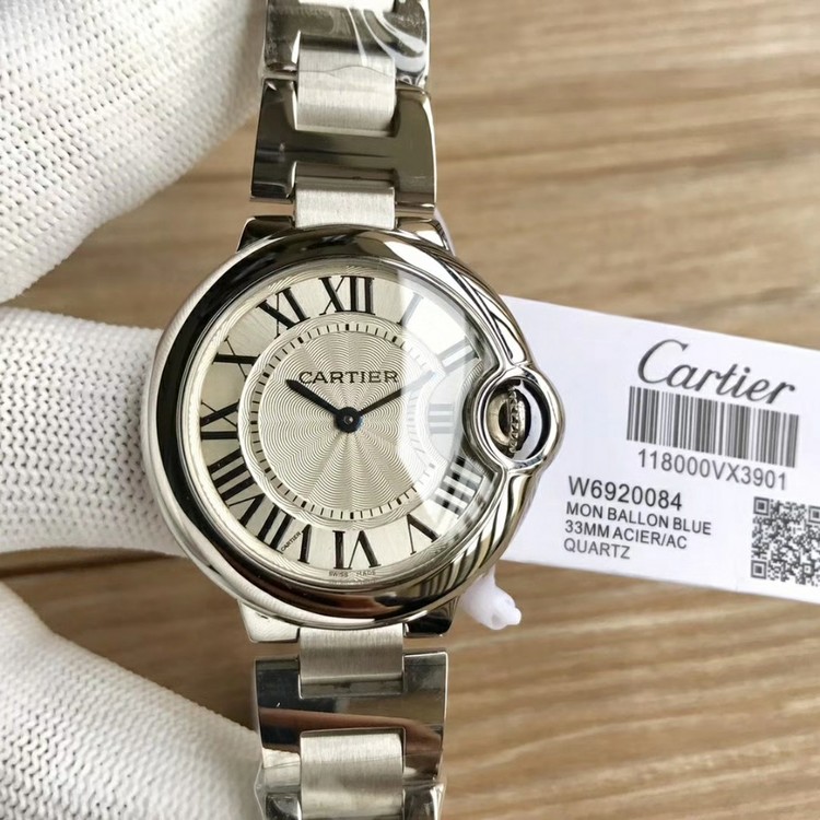 3A공장 까르띠에 발롱블루 33mm 스틸 브레이슬릿