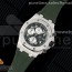 AP공장 오데마피게 로얄오크 오프쇼어 크로노그래프 42 그린다이얼 러버스트랩 Royal Oak Offshore 42mm SS APF 1:1 Best Edition Green Dial on Green Rubber Strap A4404