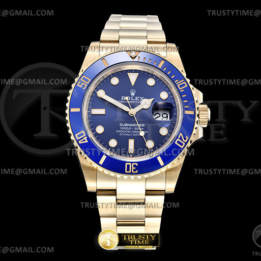 GM공장 롤렉스 신형 서브마리너 청금 브레이슬릿 Submariner 126618LB 904 YG/YG Blue GMF A3235