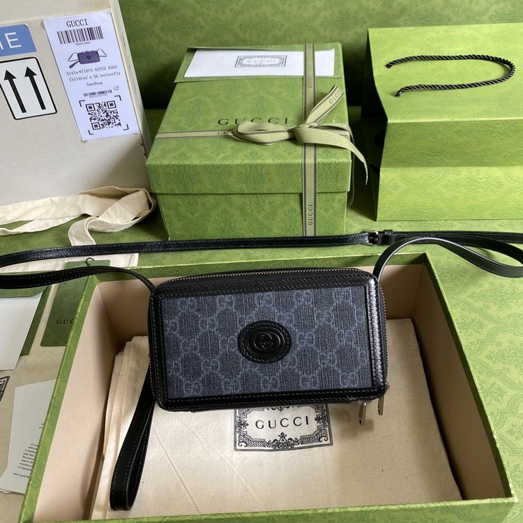 구찌 인터로킹 G 디테일 미니백 671674