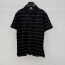 SaintLaurent 자수 스트라이프 폴로 셔츠