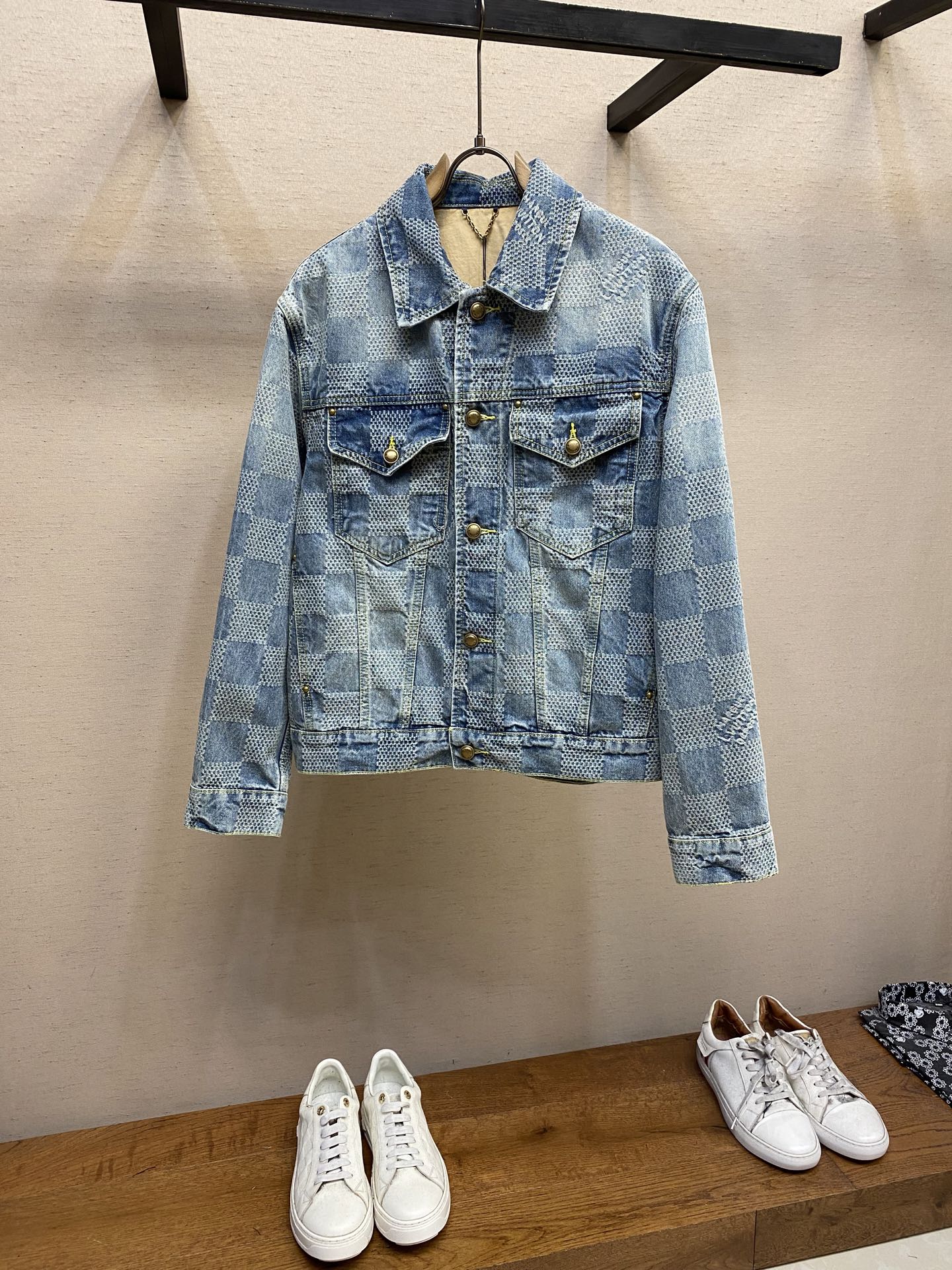 루이비통 DAMIER 데님 재킷