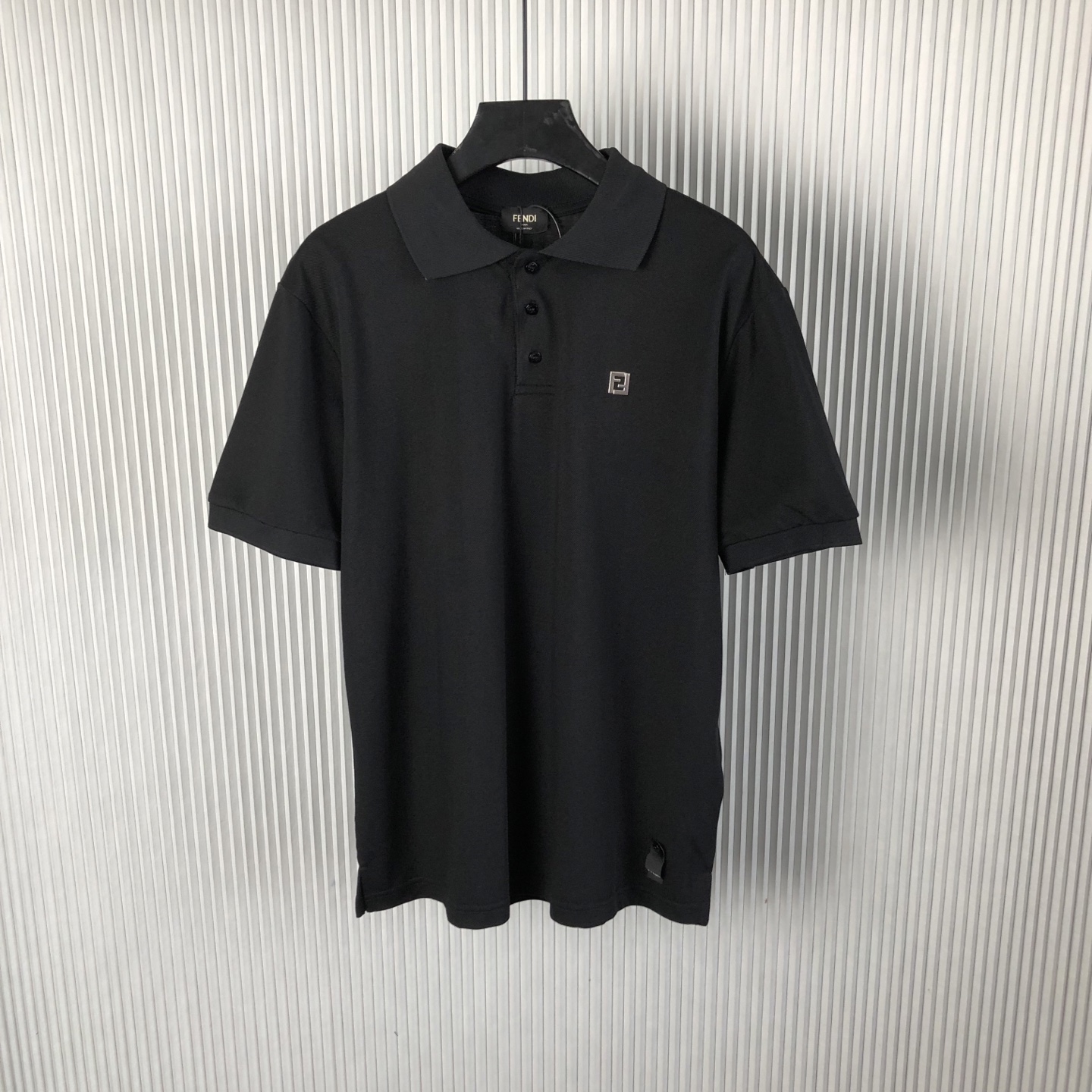 Fendi 라펠 폴로 셔츠