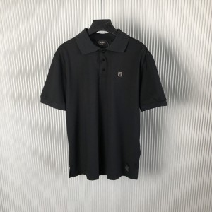 Fendi 라펠 폴로 셔츠